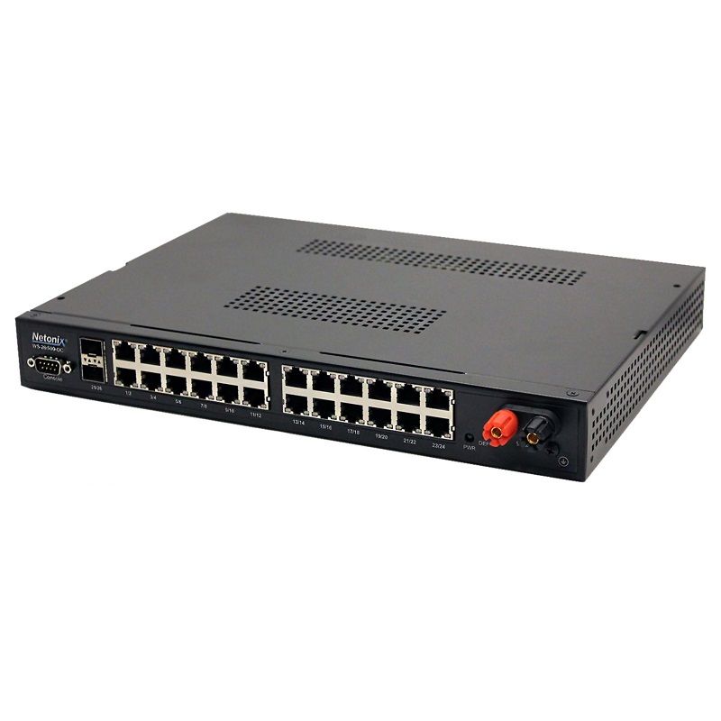 Netonix WS-26-DC 26 Port POE Switch Conditioned DC Power | ARC IP NETWORKS